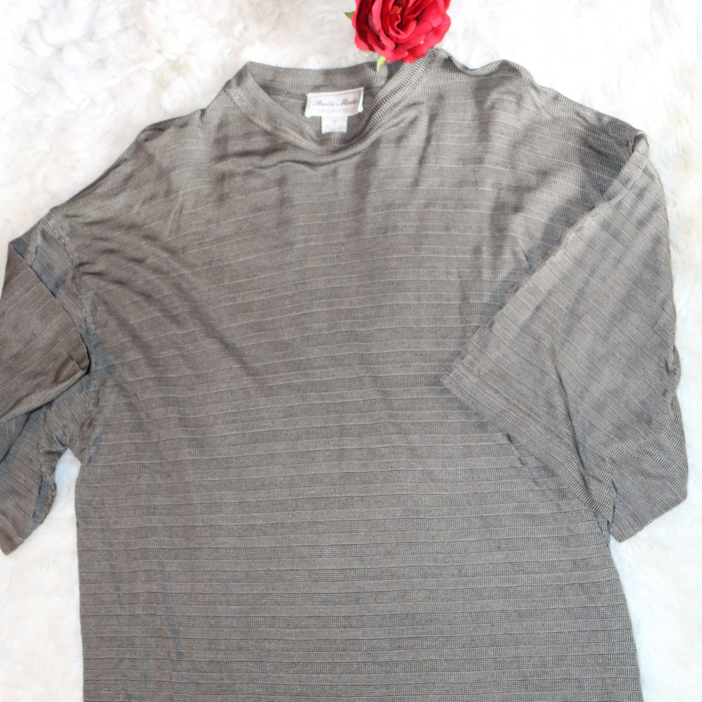 Poeta Moda 100% Silk Short Sleeve
